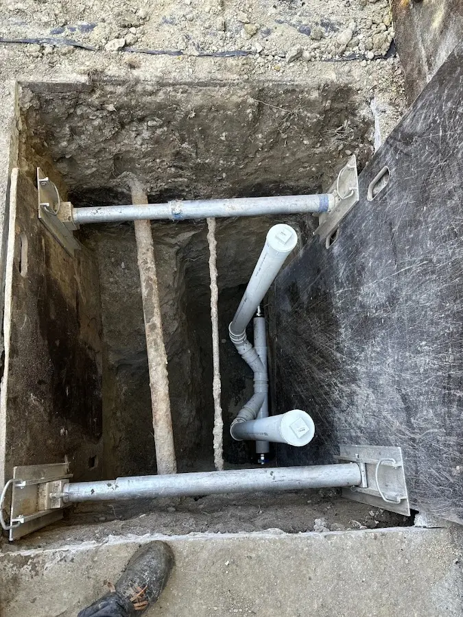 Experienced plumber completing Gas Line Repair work in Delavan